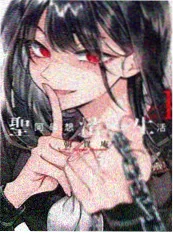 动漫美女纸月少女手绘感海报